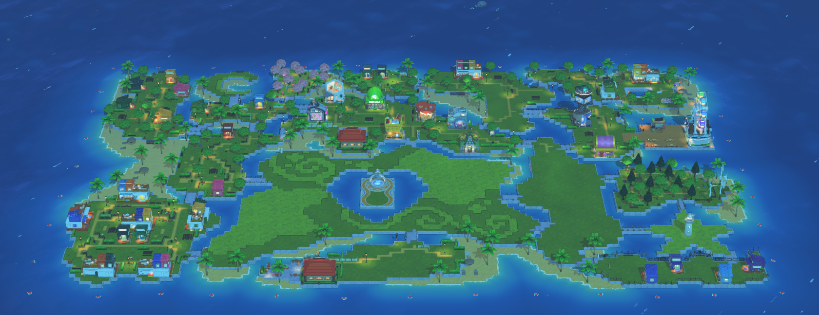 random island - Tomopattern