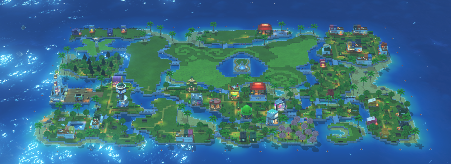 random island - Tomopattern
