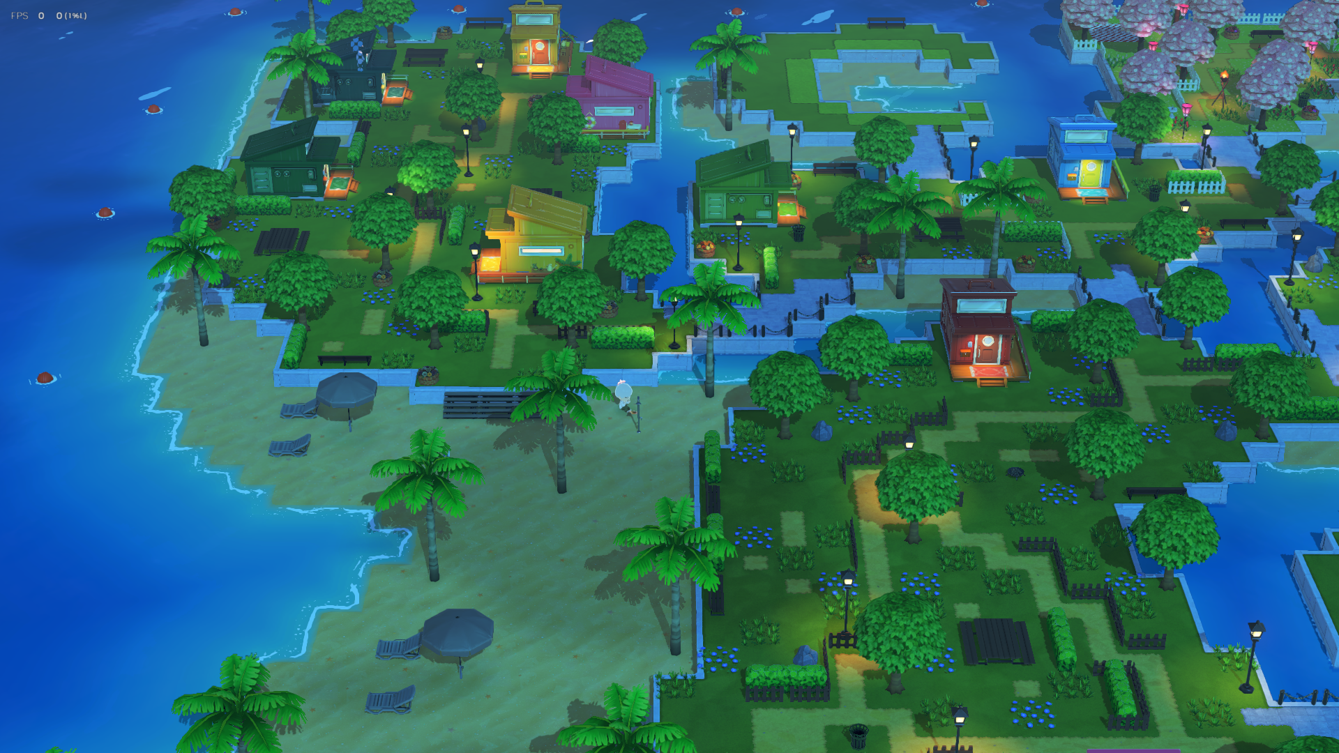 random island - Tomopattern