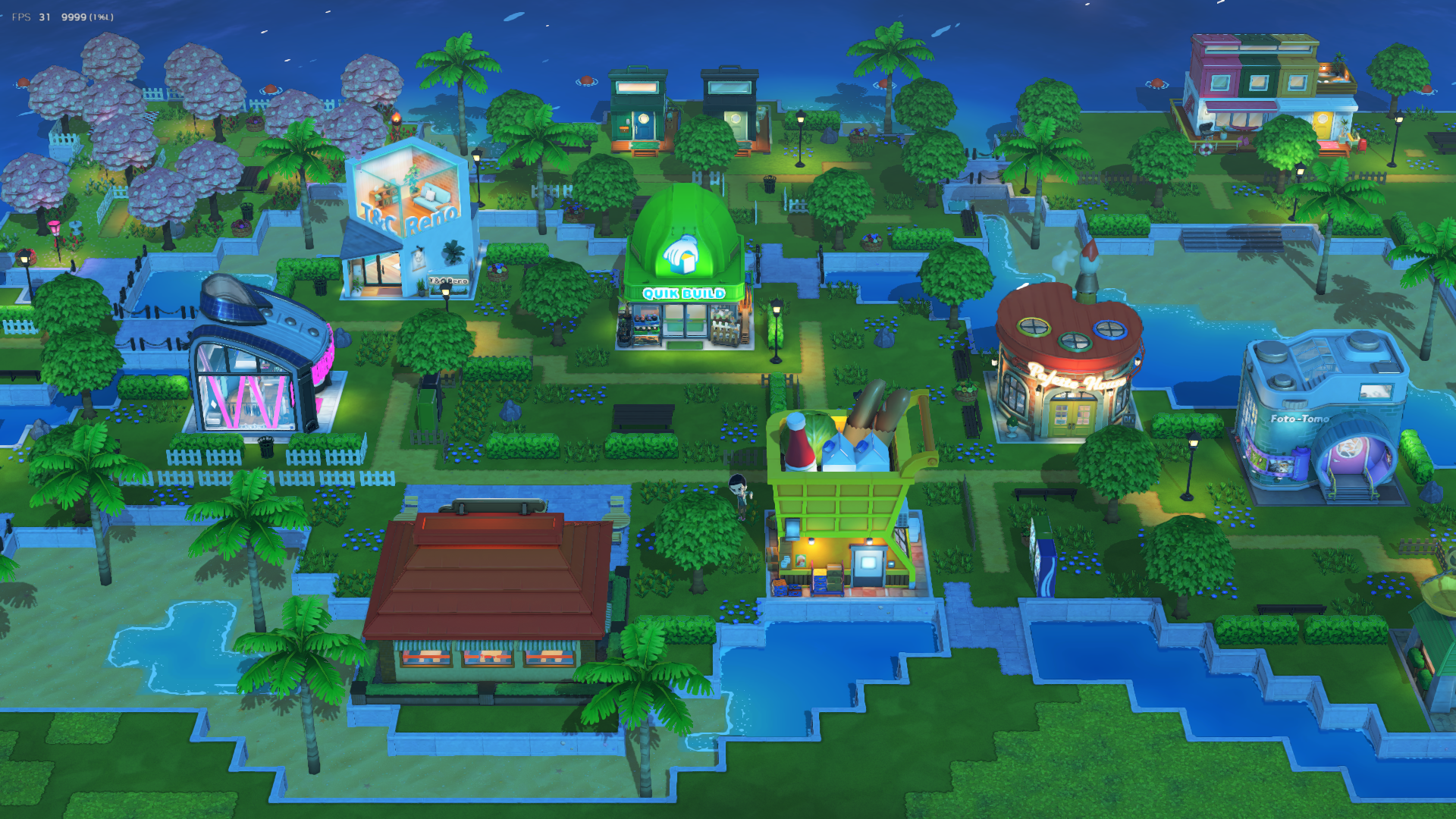 random island - Tomopattern