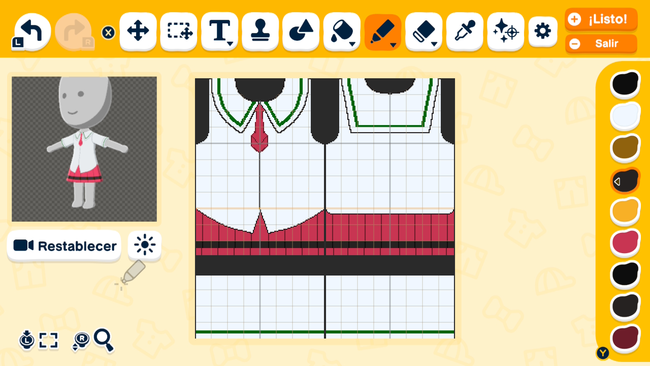 Dokuro-chan school uniform - Tomopattern